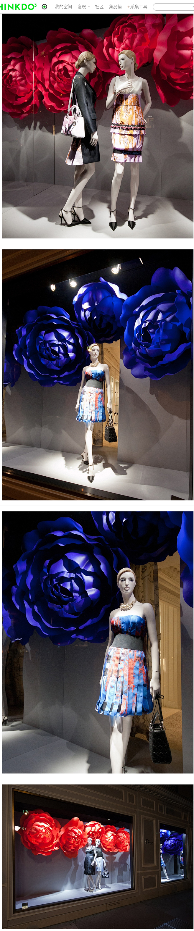 法国巴黎Dior迪奥2014夏季橱窗设计...
