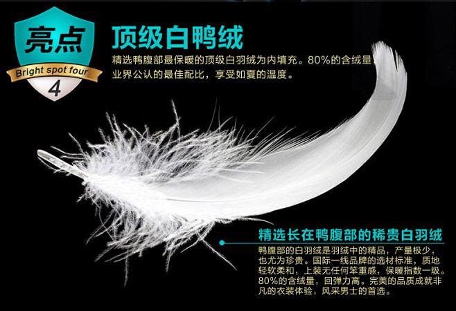 AIXHOLD 金丝绒羽绒服 男款韩版男...