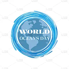 世界海洋日,生物学,事件,环境,模板,动物,品牌名称,波浪,喷溅,研究