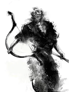 台湾女插画师Jungshan水墨风格插画