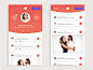 Peach - Social app redesign