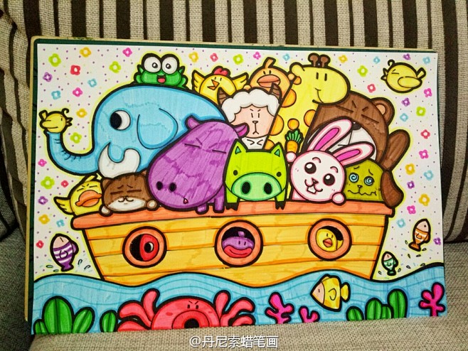 丹尼索蜡笔画的照片微相册