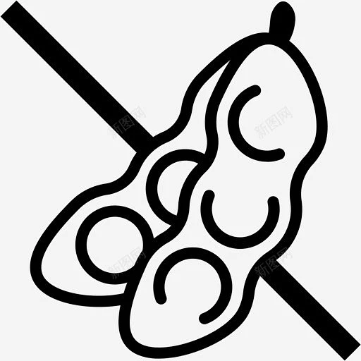 过敏原大豆过敏原图标 创意素材-花瓣网