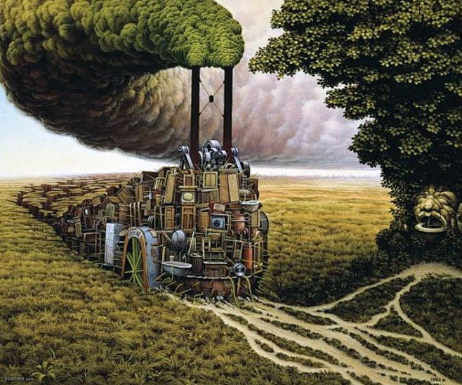极限想象力多维度透视画家-Jacek Y...