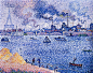 印象派画家保罗·西涅克(Paul Signac)绘画作品