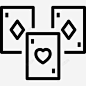 纸牌游戏下注纸牌 标识 标志 UI图标 设计图片 免费下载 页面网页 平面电商 创意素材