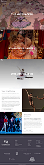 @模库 Houston Ballet_网页设计__模库(51Mockup)