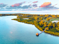 Ile aux Cerfs : Ile aux cerfs Golf Club. Located on an island in Mauritius, Africa. Course is designed by Bernhard Langer, aerial photography by Jacob Sjoman. 