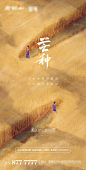 地产节气芒种微信海报-源文件