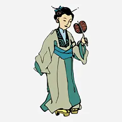 卡通手绘美丽的女人高清素材 创意 动漫动画 卡通人物 古代美女 手绘 美丽的女人 免抠png 设计图片 免费下载