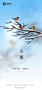 编号：20230104101628478【享设计】源文件下载-小寒海报