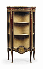 A FRENCH ORMOLU-MOUNTED MAHOGANY VITRINE CABINET BY FRANÇOIS LINKE, INDEX NUMBER 239, PARIS, EARLY 20TH CENTURY