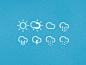 Dribbble - Weather Icons by Adam Whitcroft