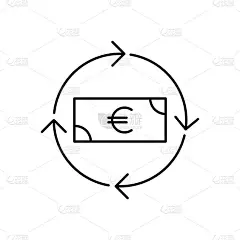 资金周转的图标