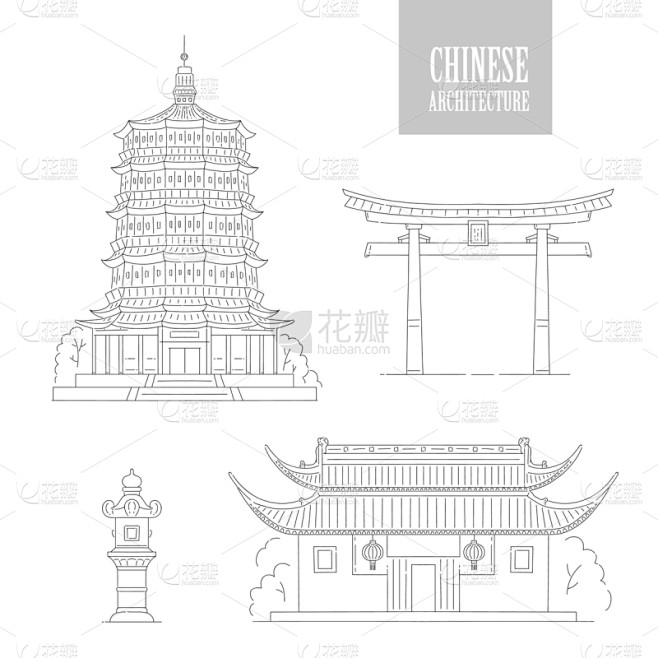建筑,东方人,著名景点,柱子,地形,轮廓...