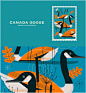 英国插画家 Neil Stevens 动物邮票设计 ​​​