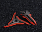 League Of Legends Zed Shuriken Weapon Pendant - free shipping worldwide