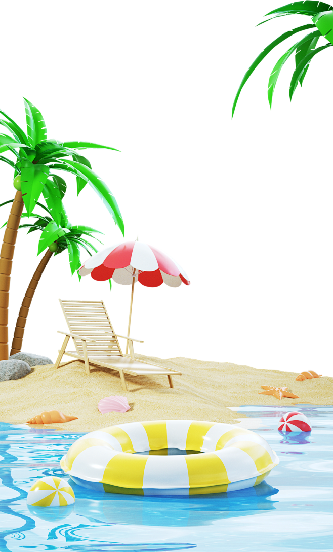 夏季手绘png素材