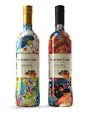 Turning Leaf wine  |   Designers Basso & Brooke were contracted by Turning Leaf Vineyards to create bottle wraps based off of their iconic prints.