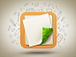 Loose Leaf app icon - by Artua | #ui