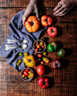 assorted-color of vegetables on top of brown wood