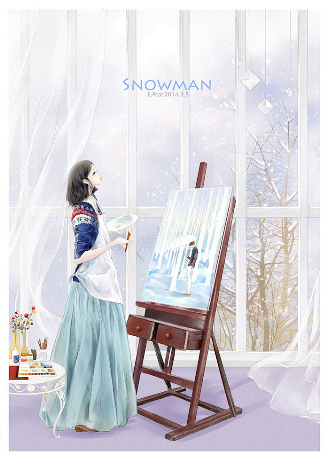 Snowman-E.Pcat_少女,小清...