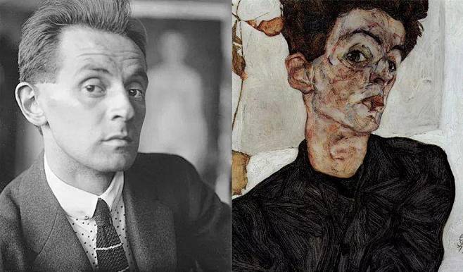 埃贡·席勒和他的自画像