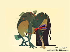 絕√靈℃采集到日本画师 MONSTER'S松浦 聖