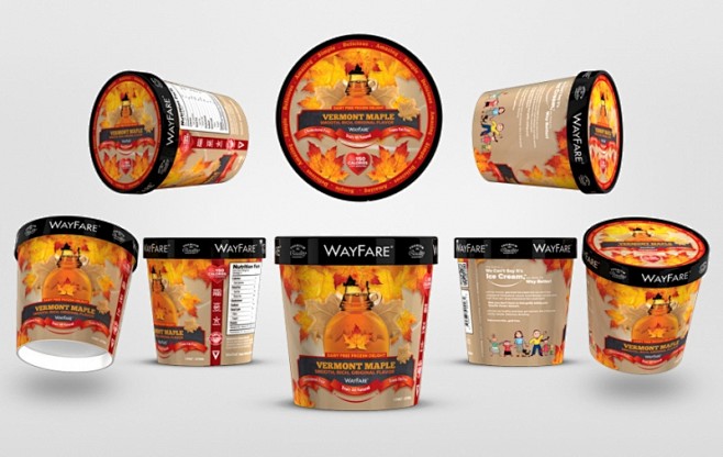 Wayfare非乳制品冰淇淋包装设计 设...