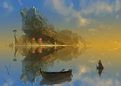 幻想艺术：16张魔幻插画作品#采集大赛#