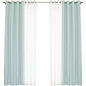 Found it at Wayfair - Coco 6 Piece Sheer and Solid Blackout Curtain Set