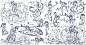 [图例][さきの新月]阿良良木火怜战斗姿势动作 练习套图[03P] : P站画师さきの新月（sakino shingetsu）的一套阿良良木火怜战斗动作图例，超燃！