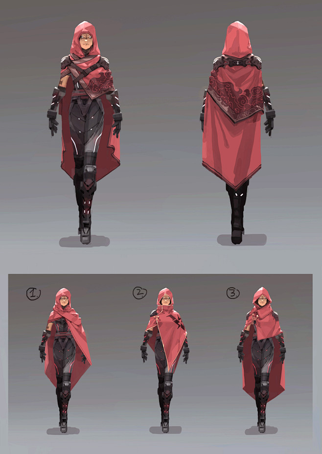 Female spy concept, ...