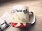 星巴克Starbucks 陶瓷创意杯马克牛奶咖啡杯随行玉兔城市上海杯子-淘宝网