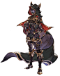 Granblue Fantasy的Inconnu Tenebreux Seox角色艺术