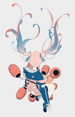 Solitarywhale采集到插画