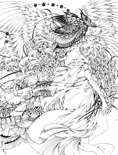 渐青采集到线稿学习