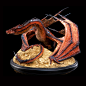 Smaug the Terrible; Weta Collectible Sculpt, Lindsey Crummett : I always meant to get round to doing some proper renders of this guy, and finally have! (years later)... This collectible sculpt was a collaboration between myself and the super talented Gary