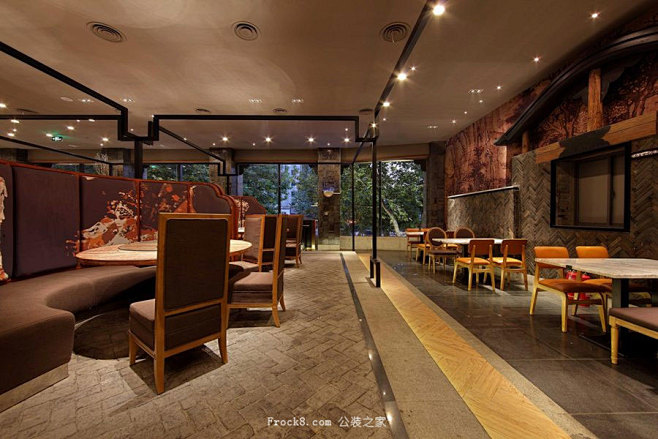 中餐厅用餐区装修设计实景图