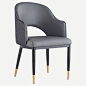 Invicta Metal Lounge Chair