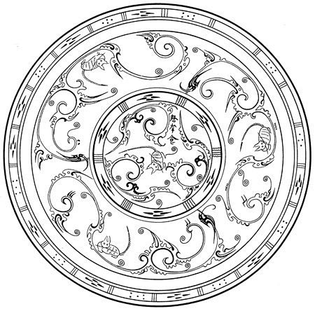 马王堆漆器纹饰构成法则初探盛洪博客中评网