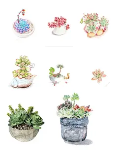 多肉插画  - 源文件下载【酷图网】手绘,插画,水彩,淡彩,春天,植物,背景,元素,素材,矢量,分层,配色,色彩,节日,搭配,色调,阳光,PSD,广告,招贴,视觉,海报,设计,插画植物,仙人掌,插画多肉,扁平插画女孩,噪点插画,人物插画,插画头像,动物插画,奇幻动物插画,可爱头像,可爱插画,