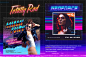 80's Synthwave Photoshop Templates : 80's Synthwave Square Artpack, This Photoshop Template is Easy To Modify, Total 12 .PSD File That You can Arrange and Customize on Your own. 