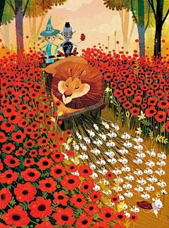 梦幻的童话王国，画师Lorena Alvarez Gomez的插画作品