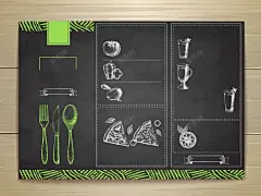 创意西餐厅手绘菜单海报背景模板矢量图 西餐厅 连锁 平面广告 设计图片 免费下载 页面网页 平面电商 创意素材