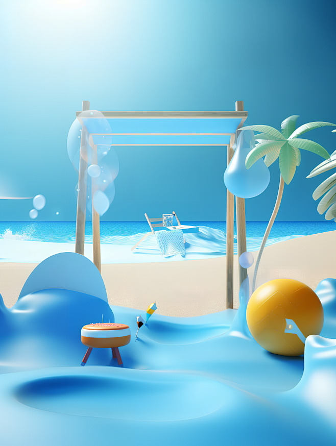 3D狂暑季电子商务背景 (5)