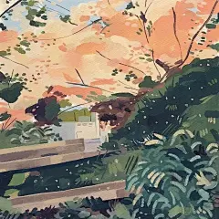 插画 | 英国插画师Grace Helmer柔和描绘旅行场景_作品 : 英国插画师、动画设计师 画笔轻盈，浪漫而宁静 她的绘画里充满了现代日常生活的细节感 温柔的色彩 柔和的笔触 在作品颜…