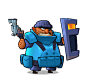 More units from the development of Miniguns: Assault! The game went through a ton of changes and all of these early animations never made it into any version of the game. But here they are now!
Art by Emerson Tung and Ryan Jones
Animation by ME!