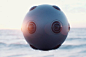 Samsung Gear 360-degree Camera — urdesignmag : Samsung has unveiled the Samsung Gear 360, a ball-shaped camera that lets anyone easily capture 360-degree photos and videos.