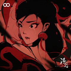 落幕的黑夜╰采集到插画_方形